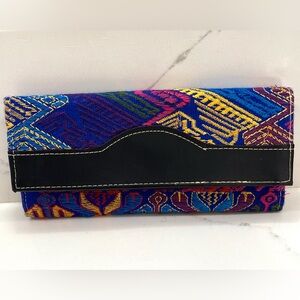 Multicolor Patterned Women's Clutch